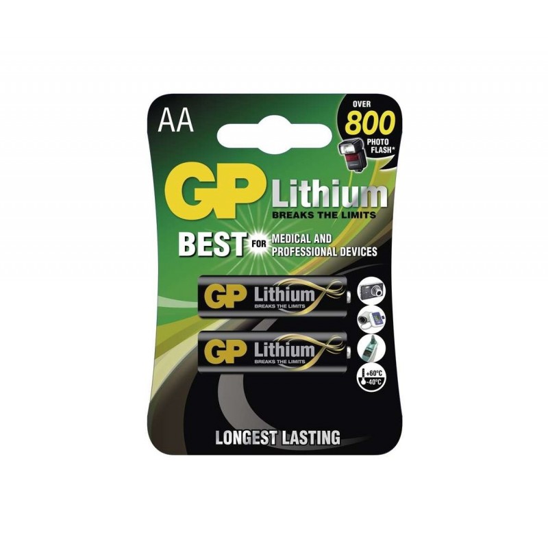 Elem GP Líthium AA FR6, 1.5V - 4db Elem GP Líthium AA FR6, 1.5V - 4db
